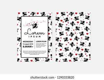 cupid, event invitation template