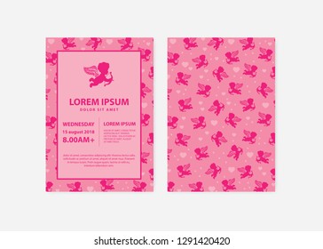 cupid, event invitation template