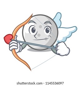 Cupid golf ball character cartoon