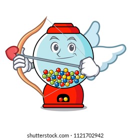 Cupid gumball machine character cartoon