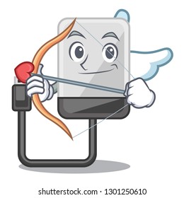 Cupid hard drive in shape of mascot