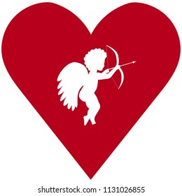 cupid in heat, red