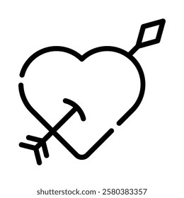 Cupid Icon in Line Style