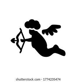 cupid icon or logo isolated sign symbol vector illustration - high quality black style vector icons
