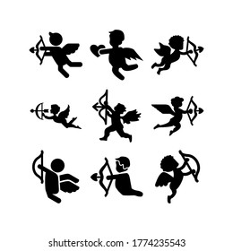 cupid icon or logo isolated sign symbol vector illustration - Collection of high quality black style vector icons
