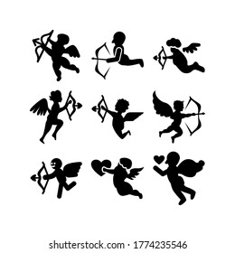 cupid icon or logo isolated sign symbol vector illustration - Collection of high quality black style vector icons
