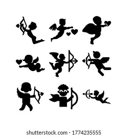 cupid icon or logo isolated sign symbol vector illustration - Collection of high quality black style vector icons
