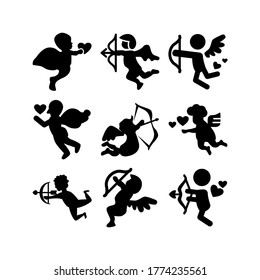 cupid icon or logo isolated sign symbol vector illustration - Collection of high quality black style vector icons
