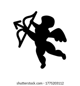 cupid icon or logo isolated sign symbol vector illustration - high quality black style vector icons
