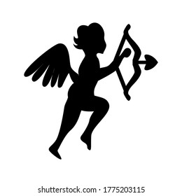 cupid icon or logo isolated sign symbol vector illustration - high quality black style vector icons
