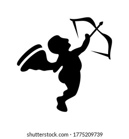 cupid icon or logo isolated sign symbol vector illustration - high quality black style vector icons

