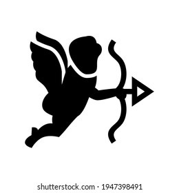 cupid icon or logo isolated sign symbol vector illustration - high quality black style vector icons
