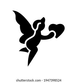 cupid icon or logo isolated sign symbol vector illustration - high quality black style vector icons
