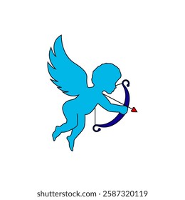 Cupid icon. Cupid vector icon. Cupid vector icon