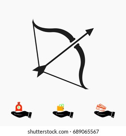 cupid icon, vector best flat icon, EPS