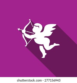 Cupid icon. Vector Illustration