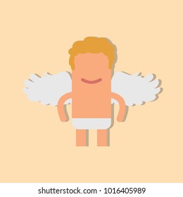 Cupid icon, vector illustration design. Cupid collection.