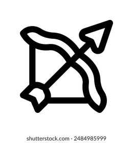 cupid icon. vector line icon for your website, mobile, presentation, and logo design.