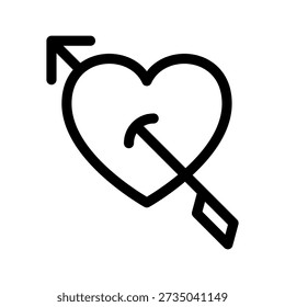 Cupid Icon Vector Symbol Design Illustration