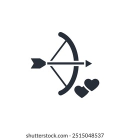 cupid icon. vector.Editable stroke.linear style sign for use web design,logo.Symbol illustration.