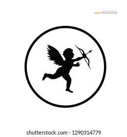 cupid icon.vector illustration.