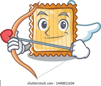 Cupid lasagne is put on character pan