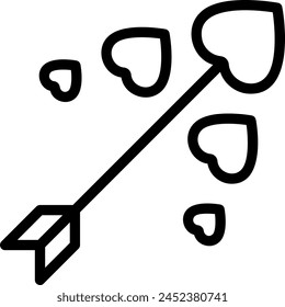 cupid line icon illustration vector