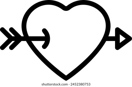 cupid line icon illustration vector