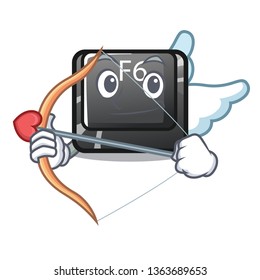 Cupid longest F6 button on cartoon computer