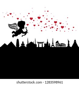 cupid love around the world