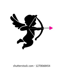 Cupid with the love arrow