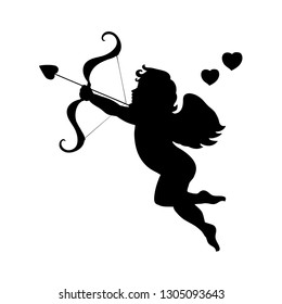 Cupid love silhouette ancient mythology fantasy