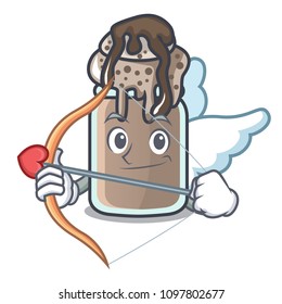 Cupid milkshake character cartoon style
