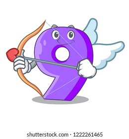 Cupid mock interior font number on cartoon