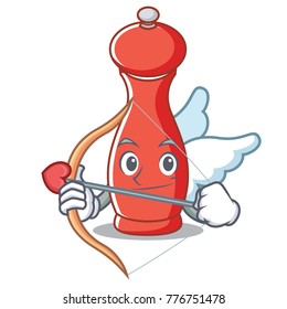 Cupid pepper mill character cartoon