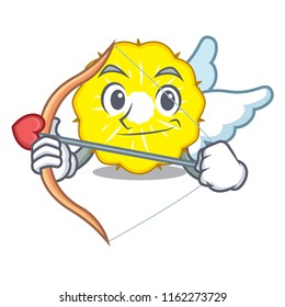 Cupid pineapple slice character cartoon