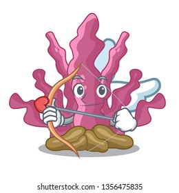 Cupid pink seaweed in the character shape