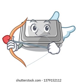 Cupid plastic box isolated in the cartoon