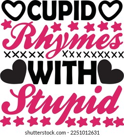 rimas cupido con un estúpido archivo vectorial