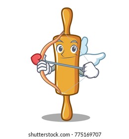 Cupid rolling pin character cartoon