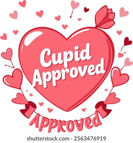 Cupid s arrow add the text approved