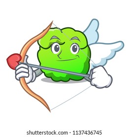Cupid shrub character cartoon style
