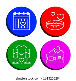 cupid simple icons set. Contains such icons as Wedding day, Romantic, can be used for web, mobile and logo
