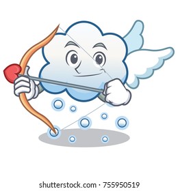 Cupid snow cloud character cartoon