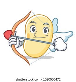 Cupid soy bean character cartoon