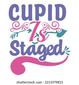 cupid is staged SVG design