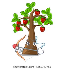 Cupid strawberry tree in the shape character