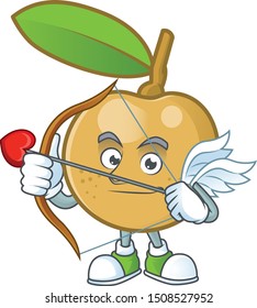 Cupid sweet longan cartoon character cute design.