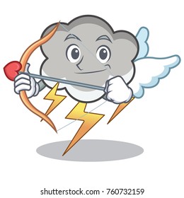 Cupid thunder cloud character cartoon