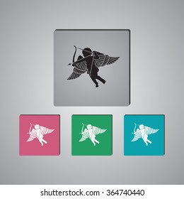Cupid  - Valentine's Day vector icon